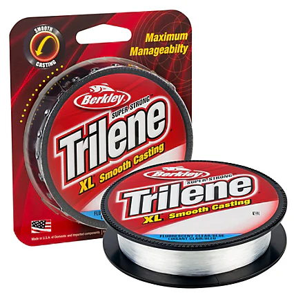 Berkley Trilene XL Monofilament Fluorescent Clear/Blue Filler Spools 300-330 Yards