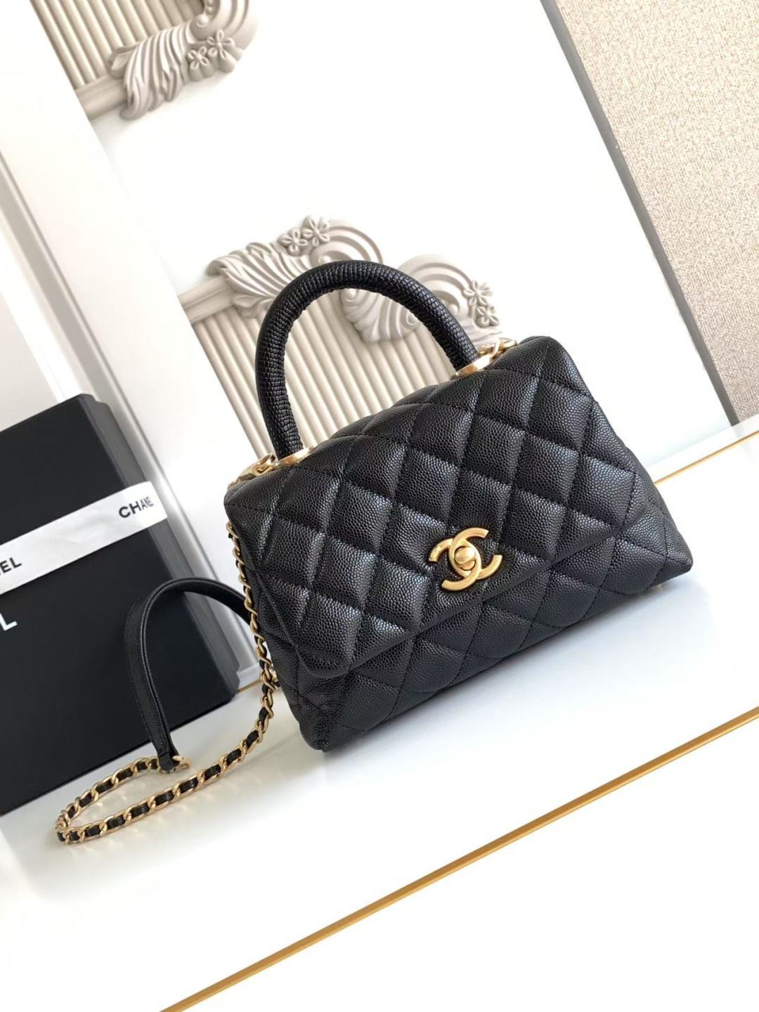 [TOP] CHANEL CoCo Handle Bag 19x13x9cm - 2 Colors - 711 Luxury
