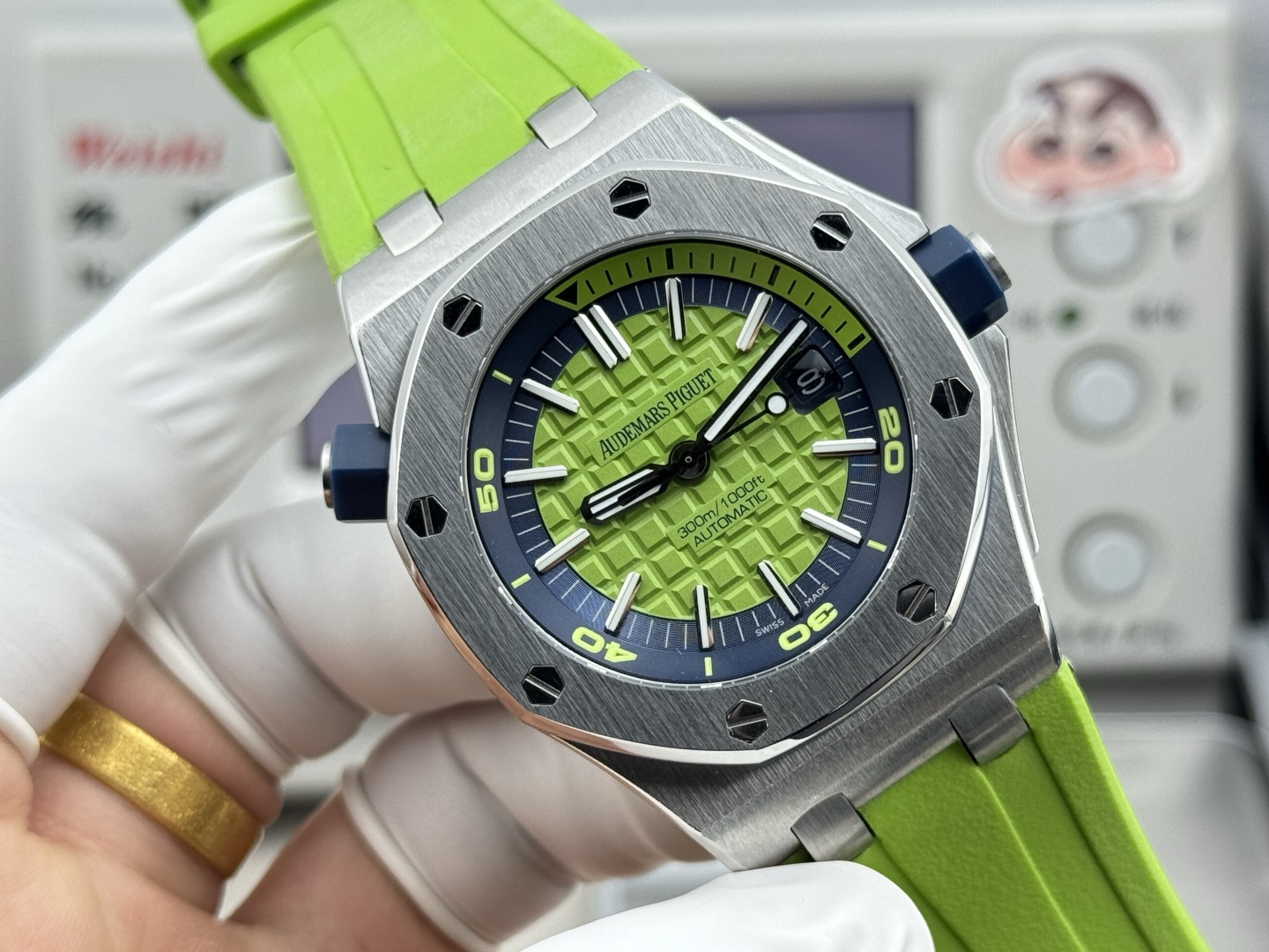 [TOP] Audemars Piguet Men's Watch 42mmX14.1mm - Green - 711 Luxury