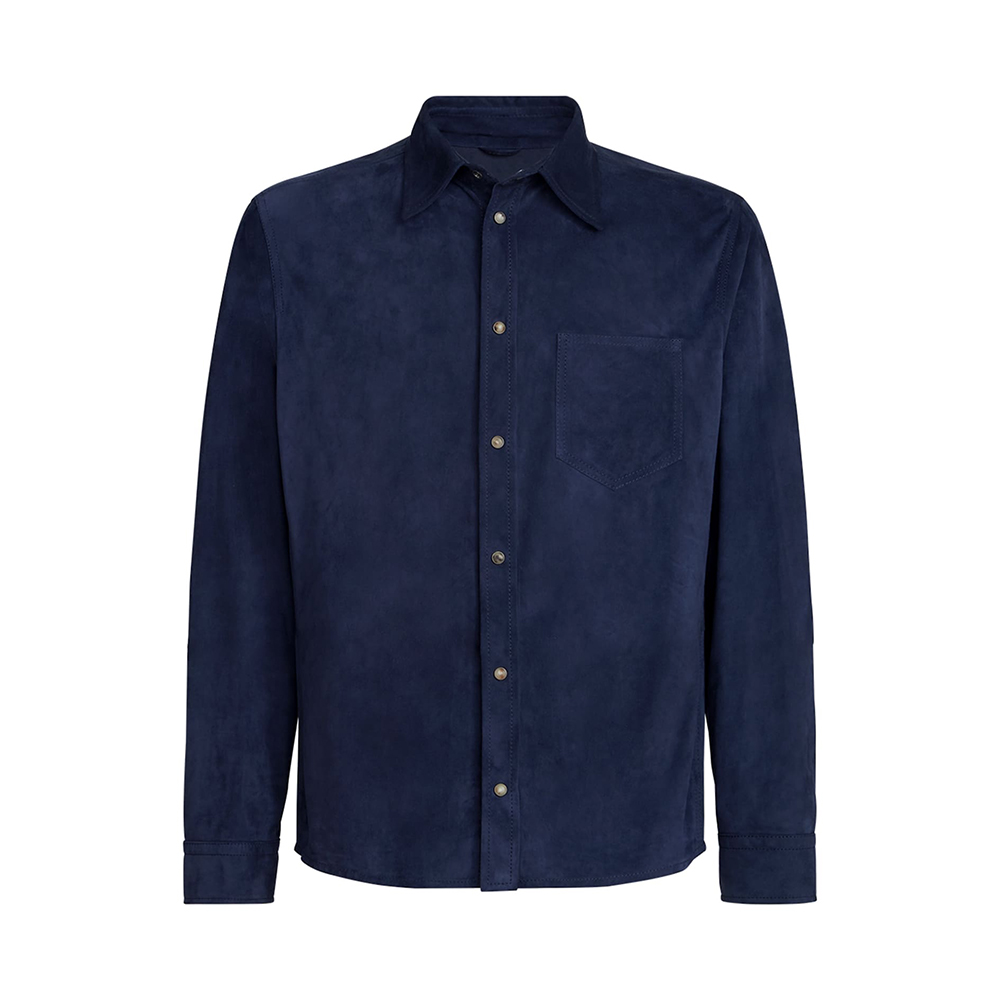 Brunello Cucinelli Clothing Brunello Cucinelli Suede Overshirt #394921 View 2 | Nigo Office