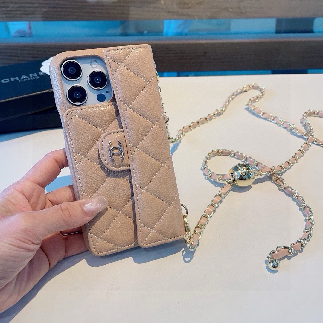[TOP] CHANEL Phone Case - Khaki - 711 Luxury