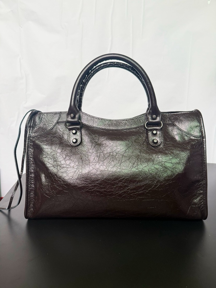 [TOP] BALENCIAGA Le City Bag 37x23.4x14.9cm - Chocolate