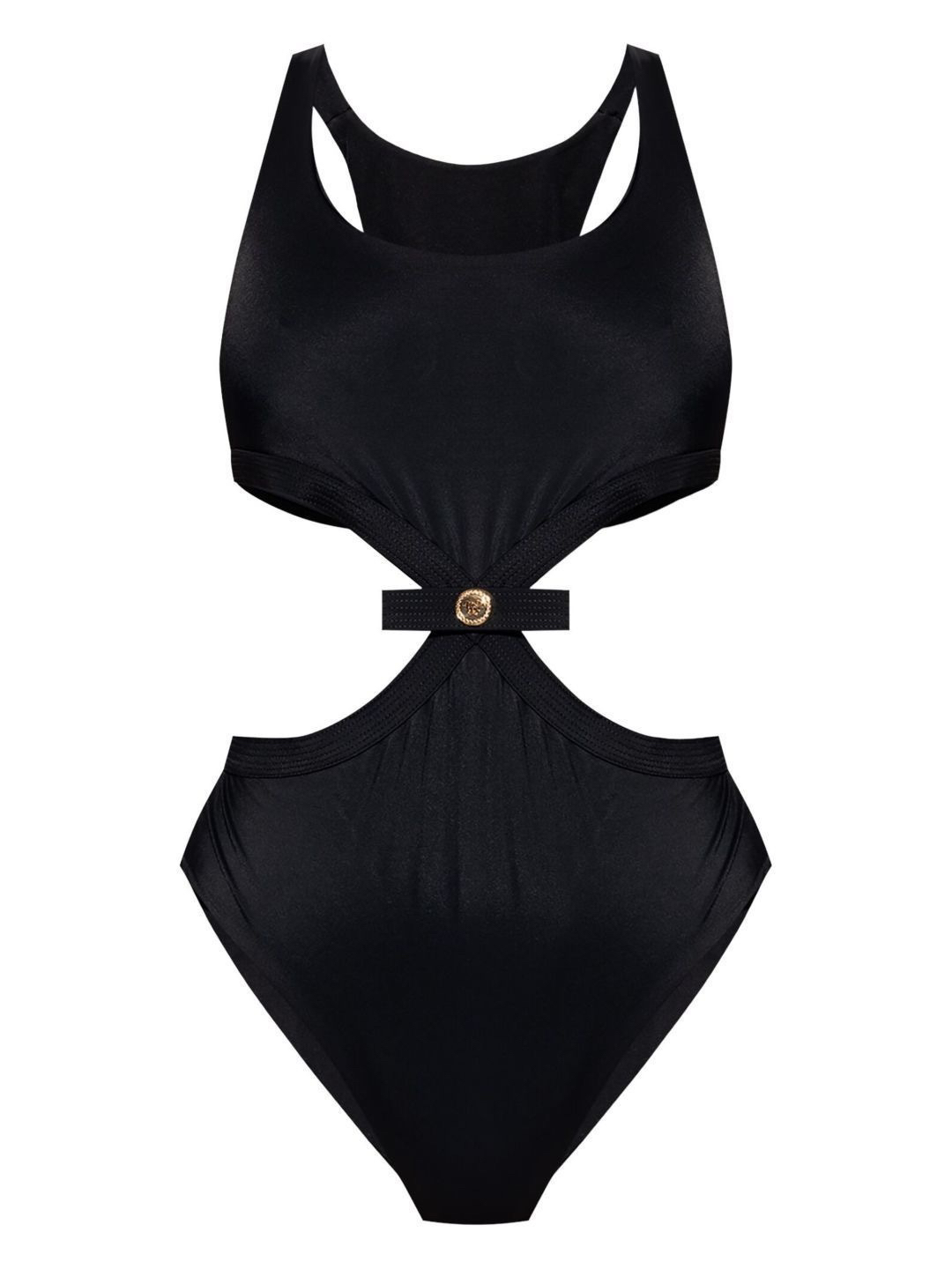 [TOP] VERSACE One-Piece Swimsuit - Black - 711 Luxury