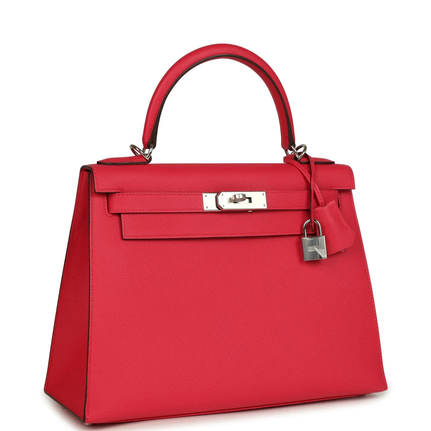 Hermes Kelly Sellier  Rose Extreme Epsom Palladium Hardware
