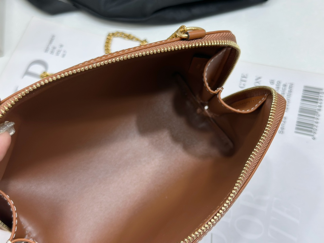 [TOP] CELINE Shell Bag Canvas 16x11x8cm - Beige - 711 Luxury