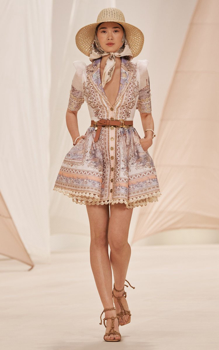 Zimmermann High Tide Mini Shirt Dress