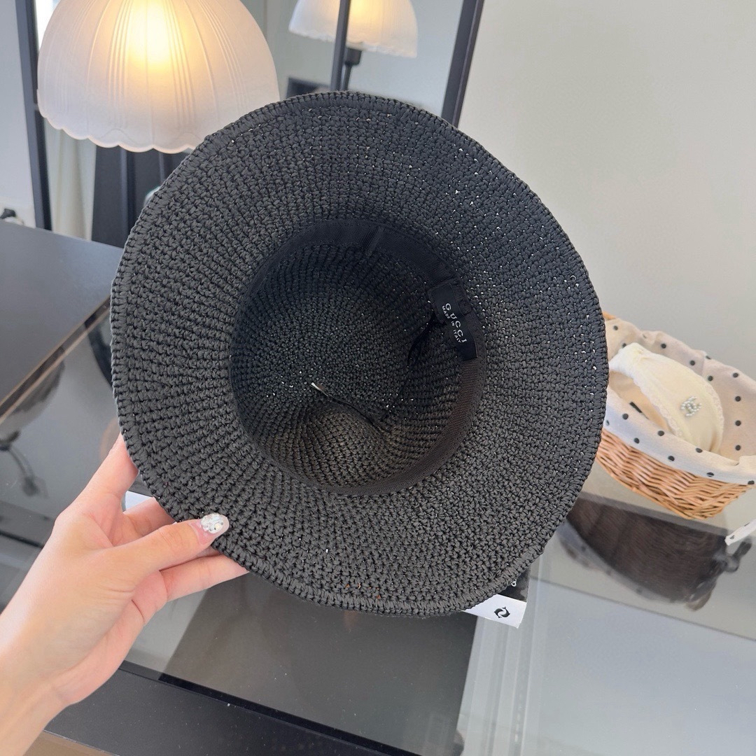 [TOP] GUCCI Hat - Black - 711 Luxury