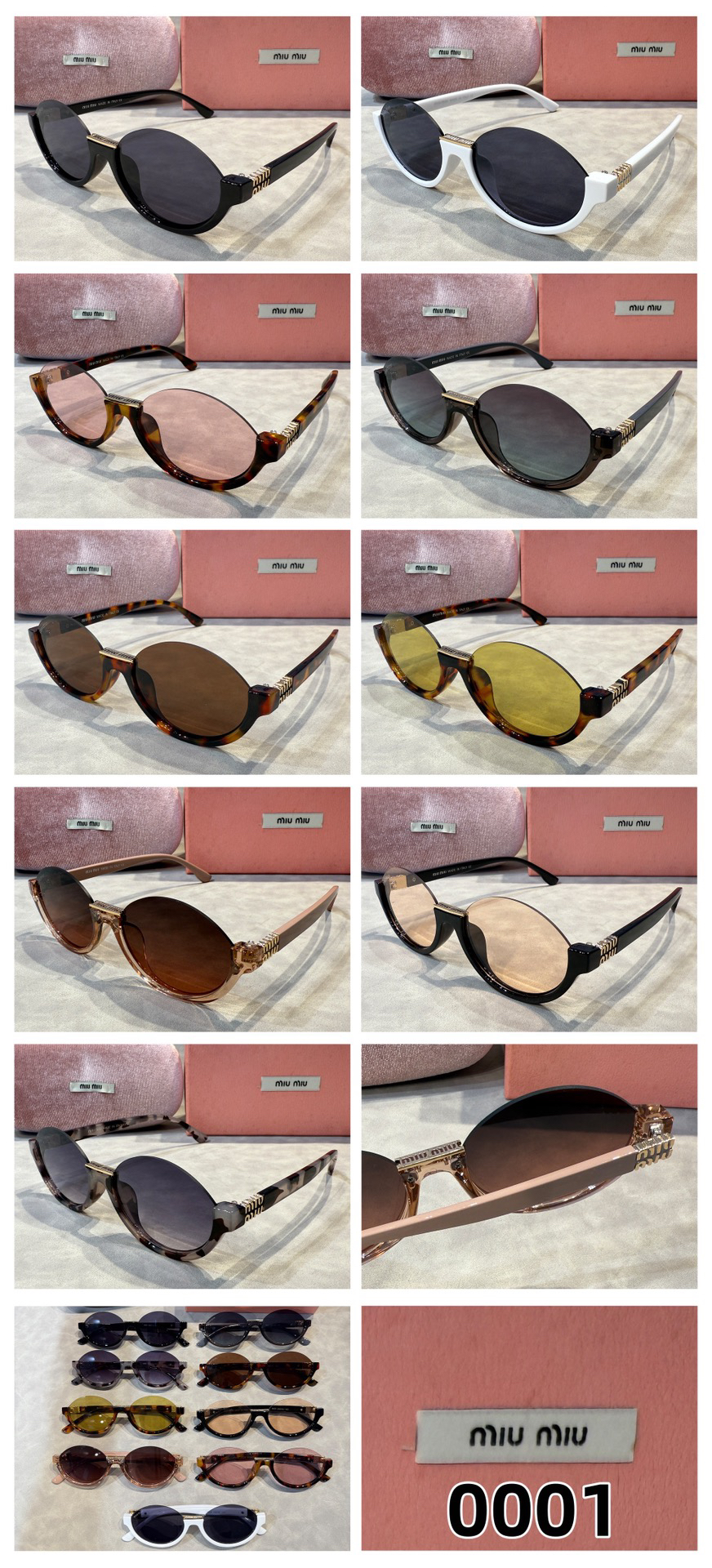 [TOP] Miu Miu Sunglasses - 9 Colors