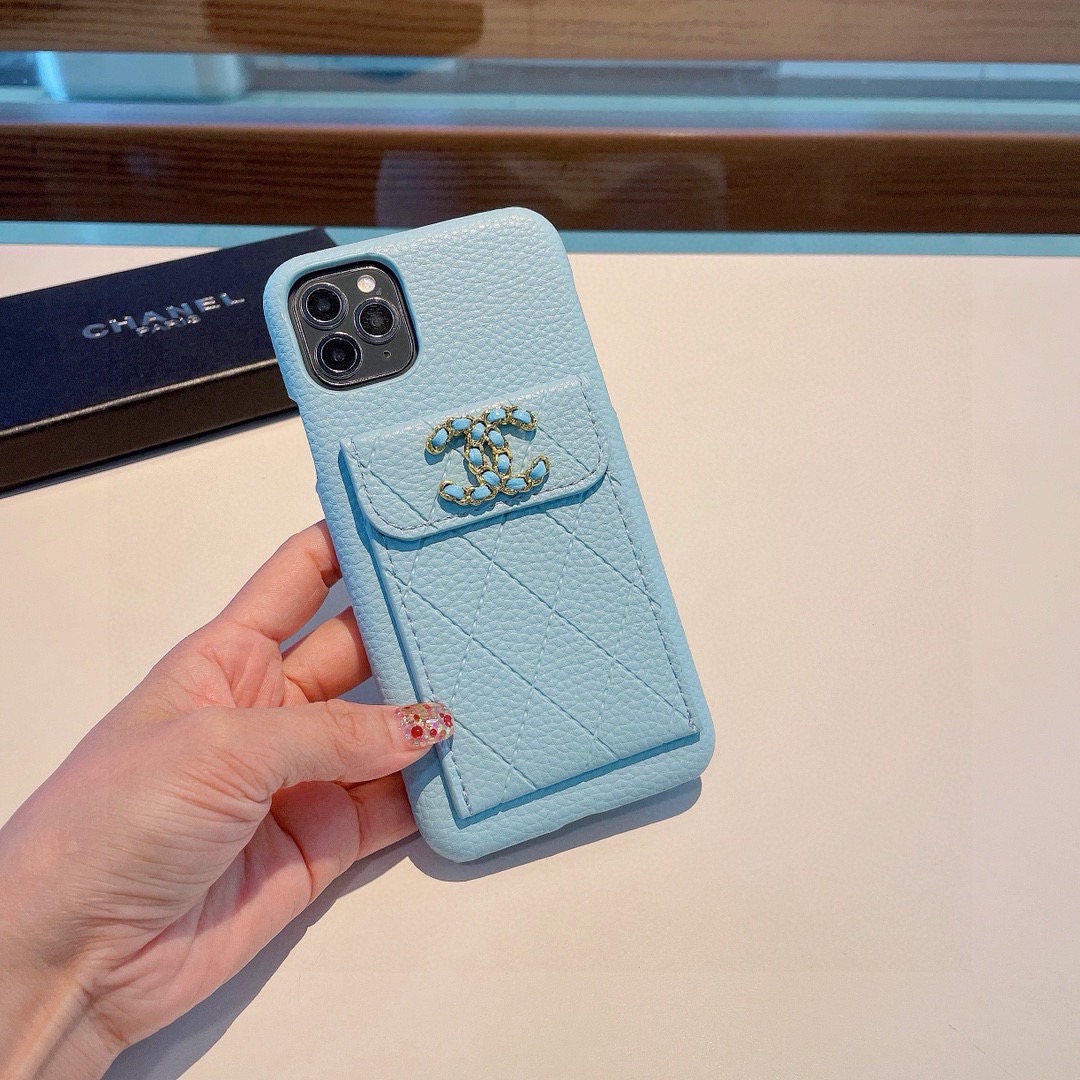 [TOP] CHANEL Phone Case - Blue - 711 Luxury