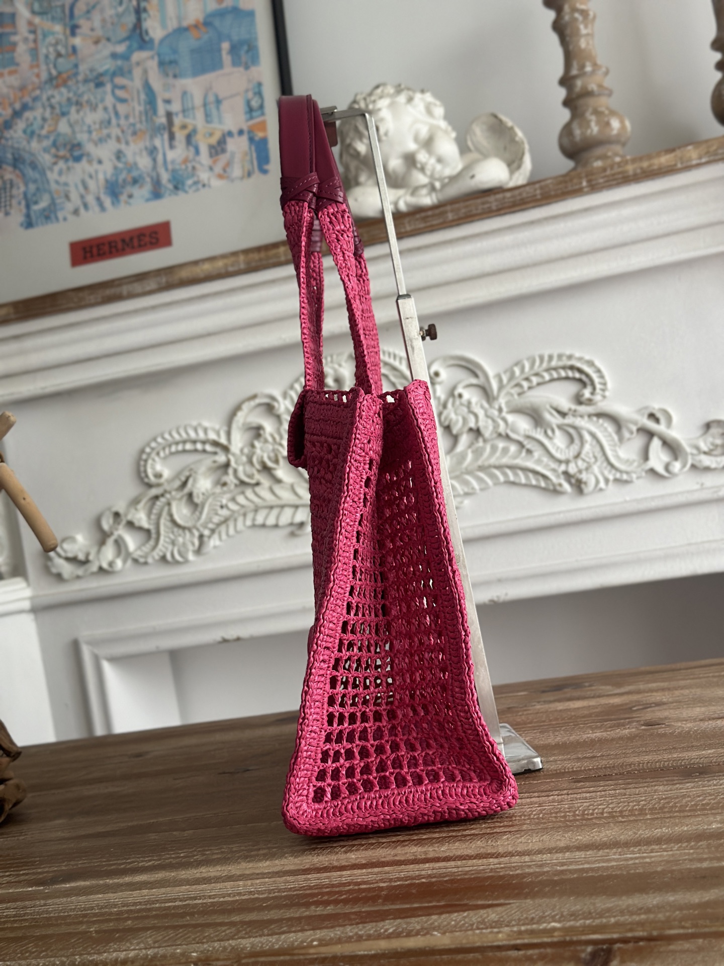 [TOP] Chloe Summer Banana Bag 37*26*13.5cm - Pink - 711 Luxury