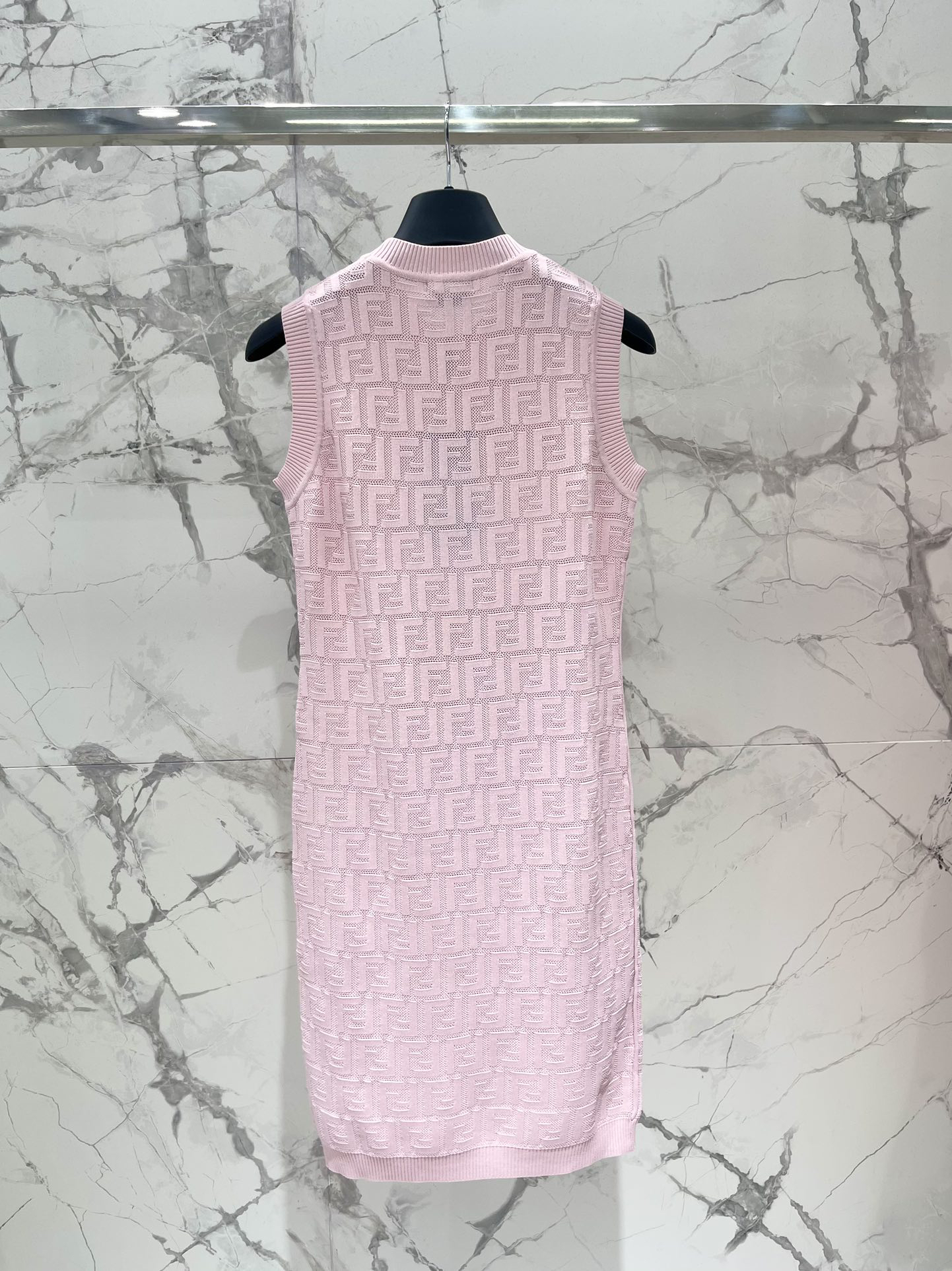 [TOP] FENDI FF Dress - Pink - 711 Luxury