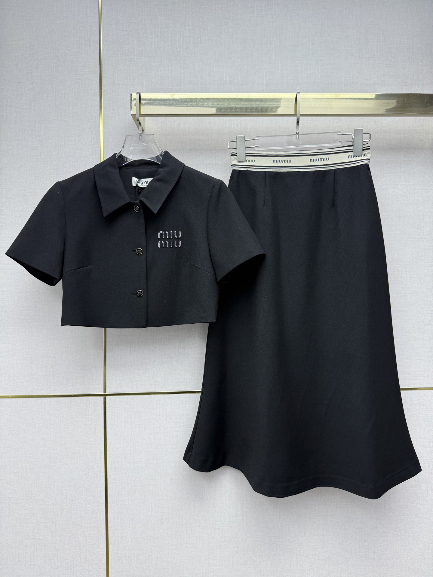 [TOP] Miu Miu  Suit - Black