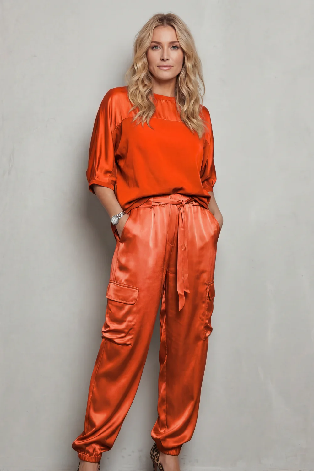 Finley – Silky Cargo - Lounge Set