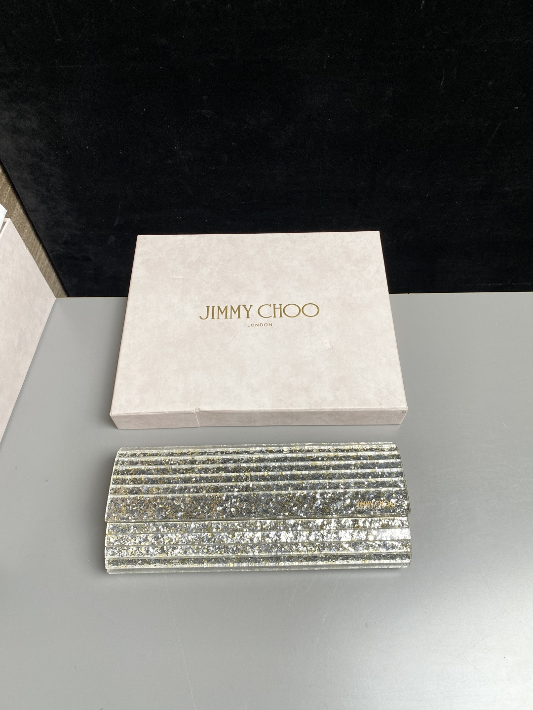 [TOP] JIMMY CHOO Sweetie Bag 24*10*5CM - Sliver - 711 Luxury