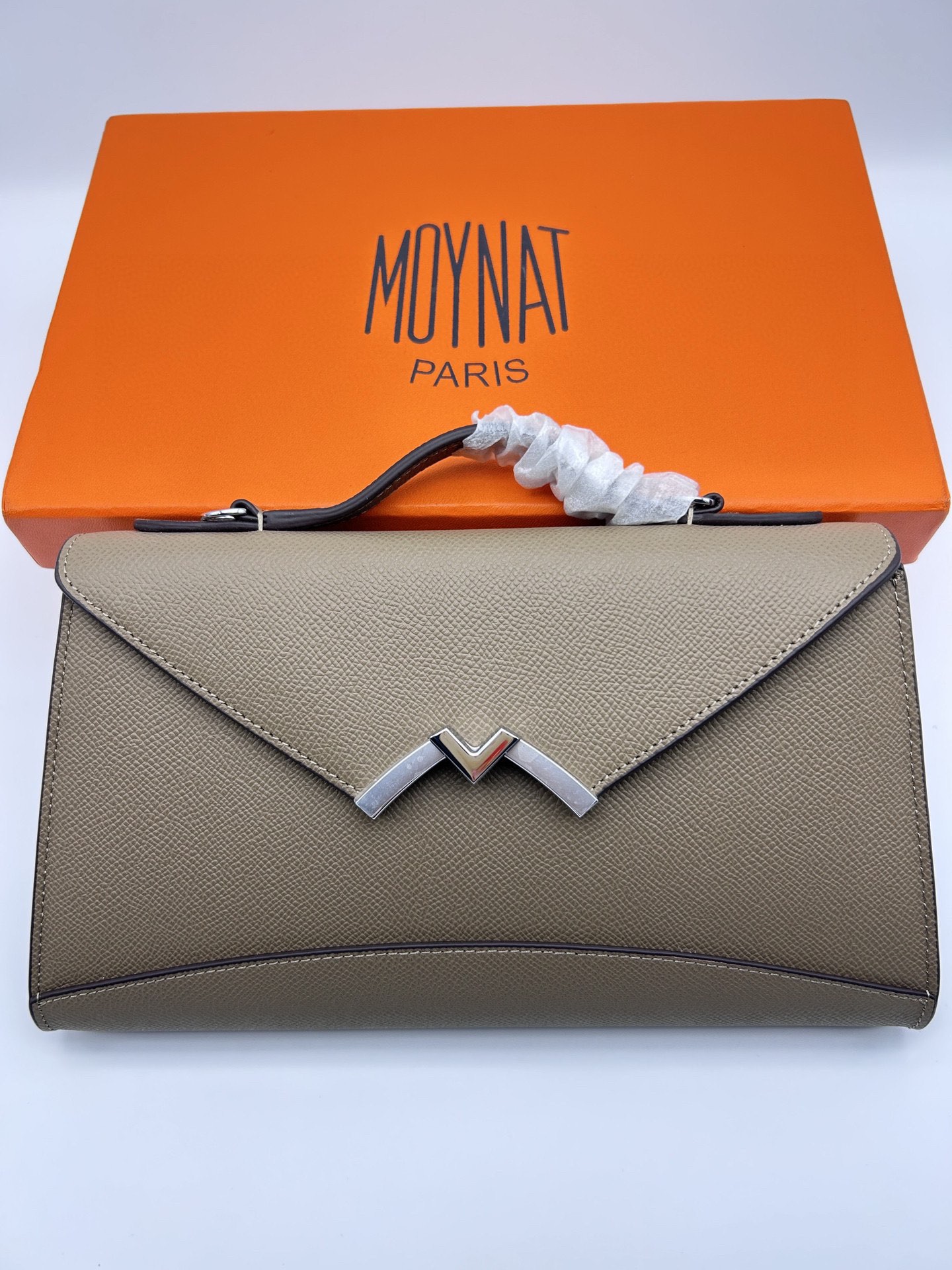 [TOP] MOYNAT Gabrielle Bag Cowhide 26x16x4cm - Gray - 711 Luxury