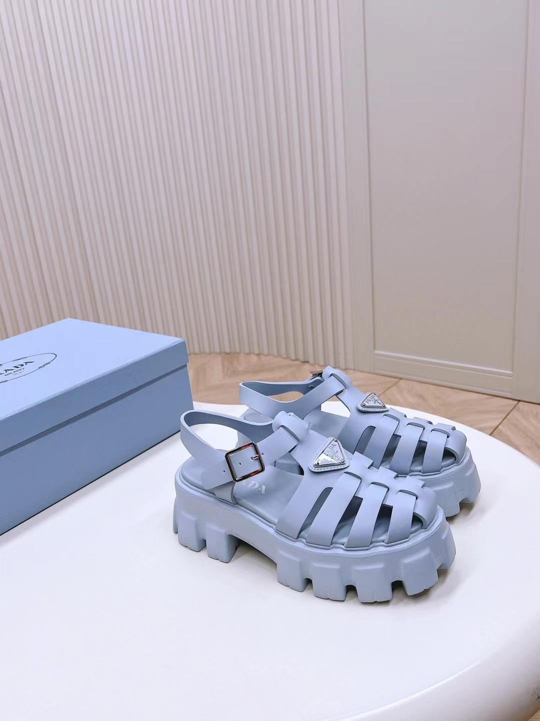 [TOP] PRADA Sandals - Blue - 711 Luxury