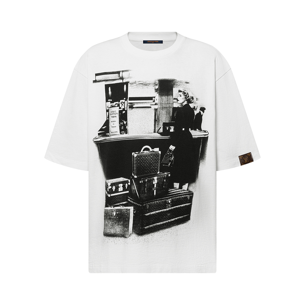 LOUIS VUITTON Traveller Trunk Print T-Shirt #383484