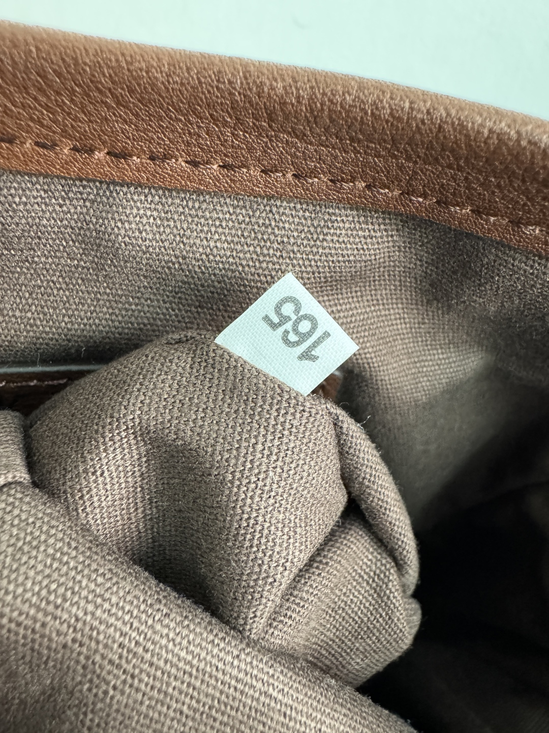 [TOP] PRADA Cowhide Tote Bag 25x24CM - Brown