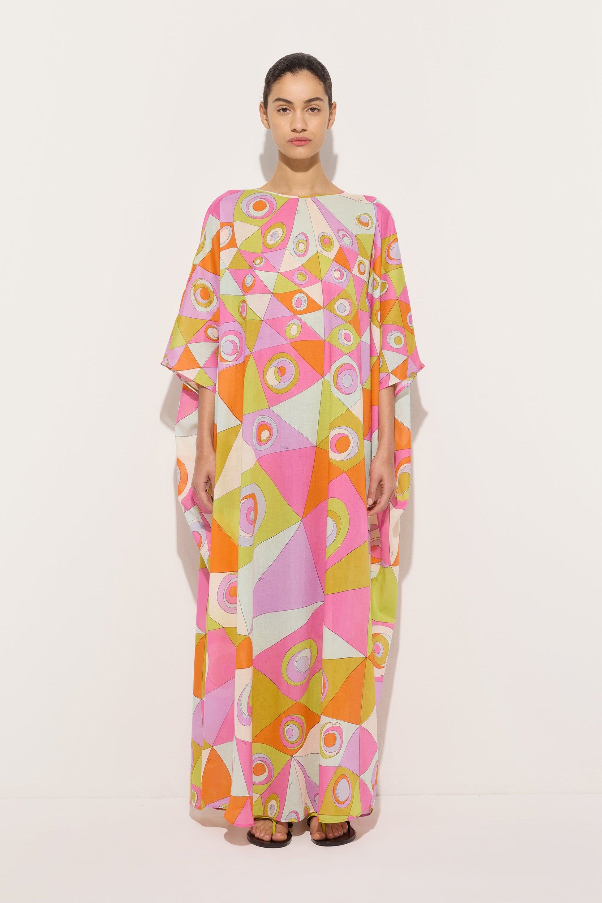 Designer Accessory PUCCI Occhi Print Cotton Kaftan #395217 View 2 | Nigo Office