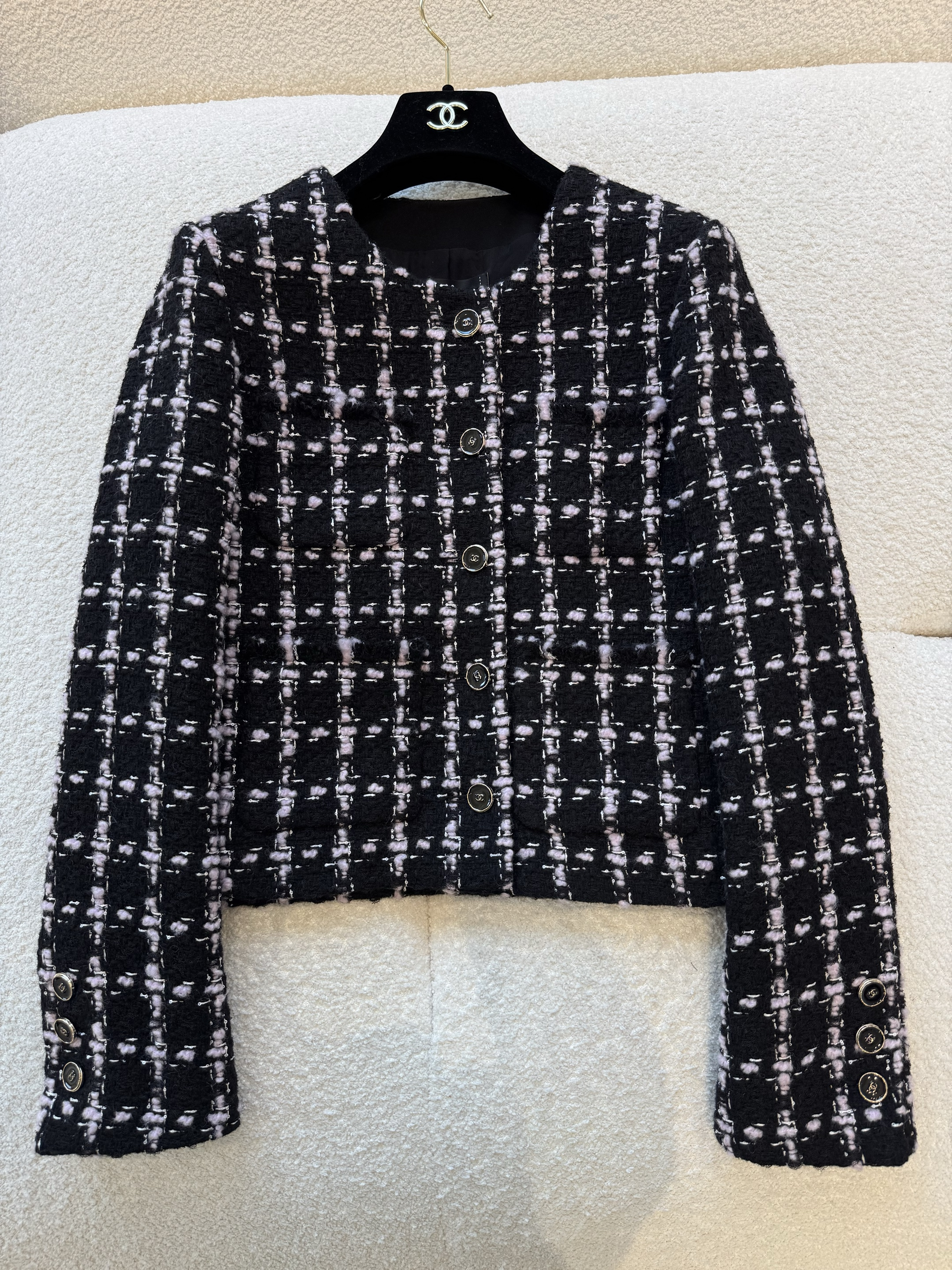 Chanel Tweed Jacket Skirt #381094