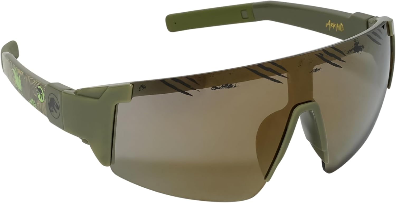ARKAID Jurassic World Sunglasses for Kids Green Wrap | UV 400 | One Size Fits Most Kids