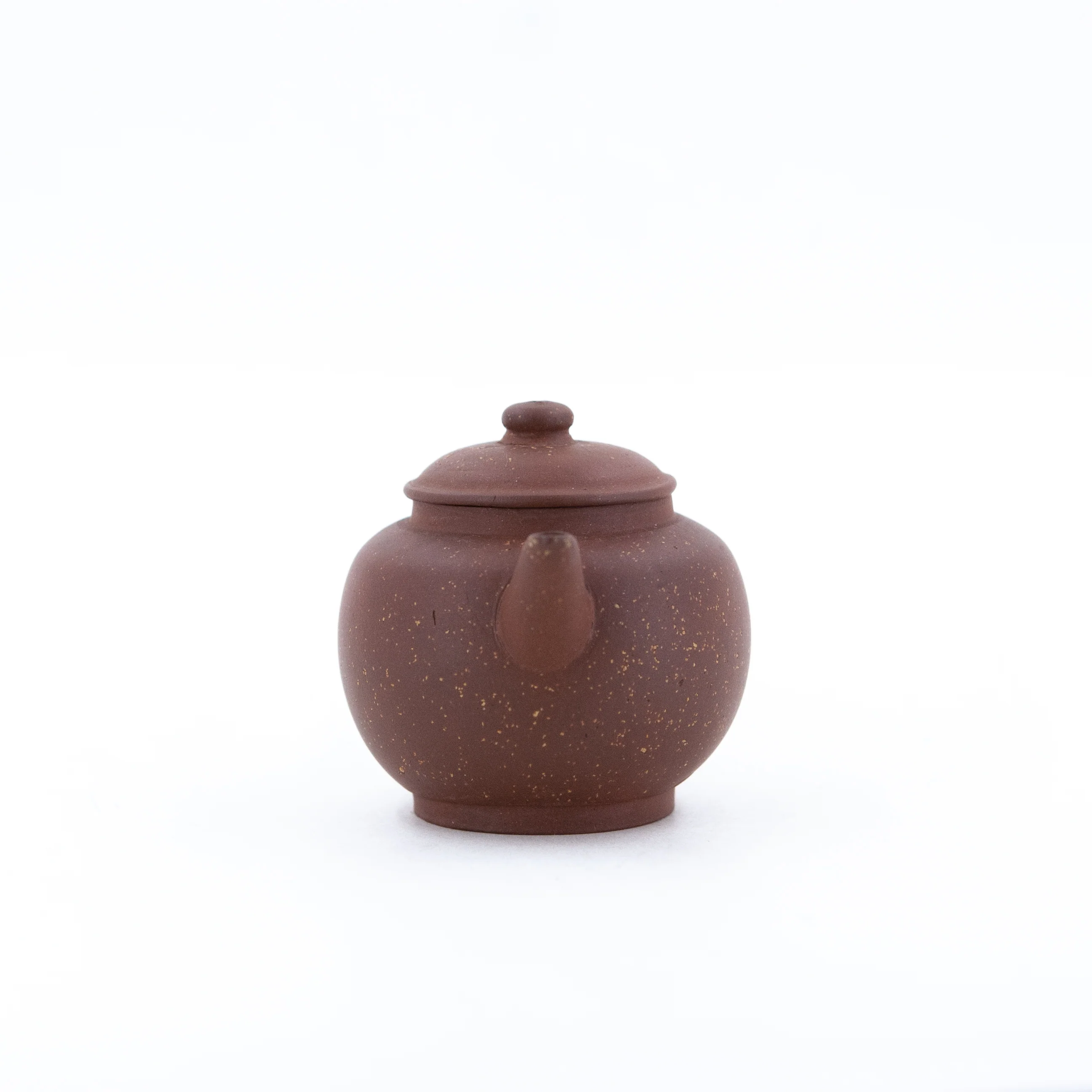 Antique Yixing Zini Bright Stars In The Sky JuLun Zhu 巨輪珠 Shape Chinese Teapot (Kintsugi Repaired)