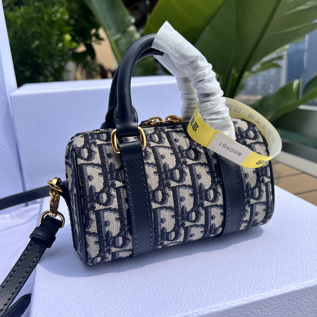 [TOP] Christian Dior Groove 16 Bag 16x11x8cm - Navy Blue - 711 Luxury