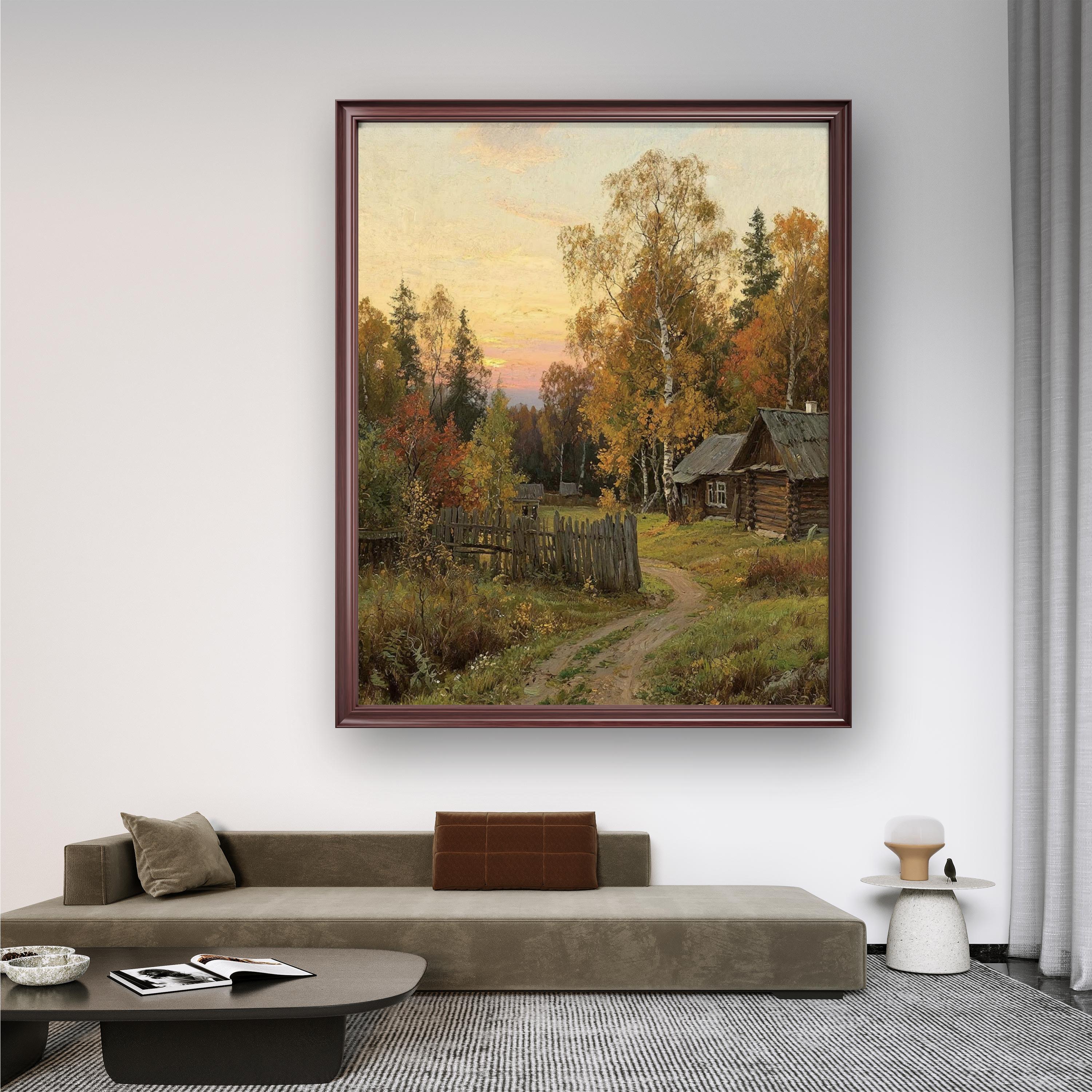 House in Tree Shadows