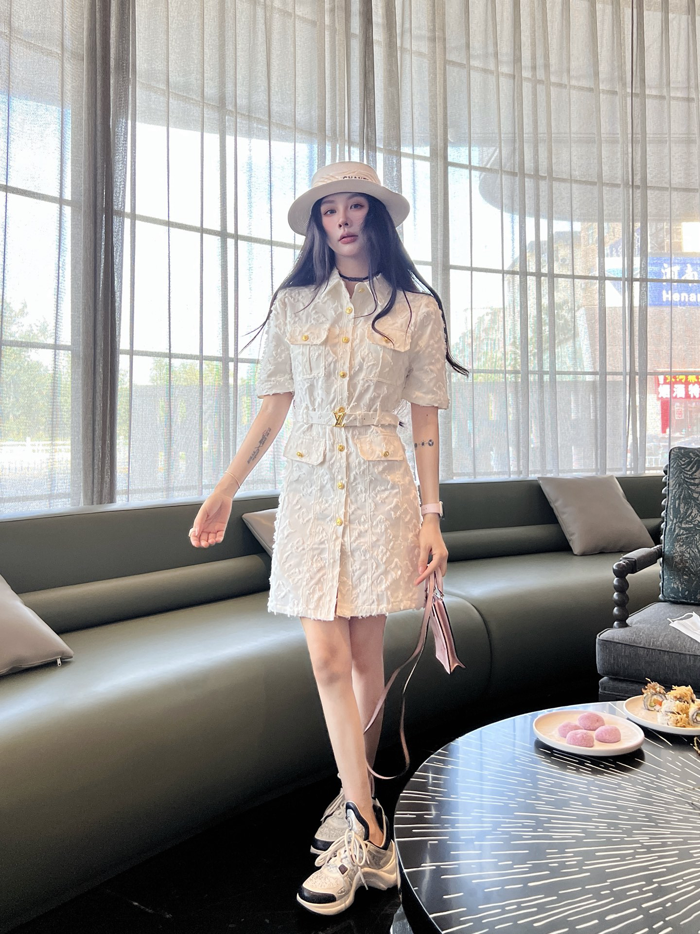 [TOP] Louis Vuitton LV  Dress - White