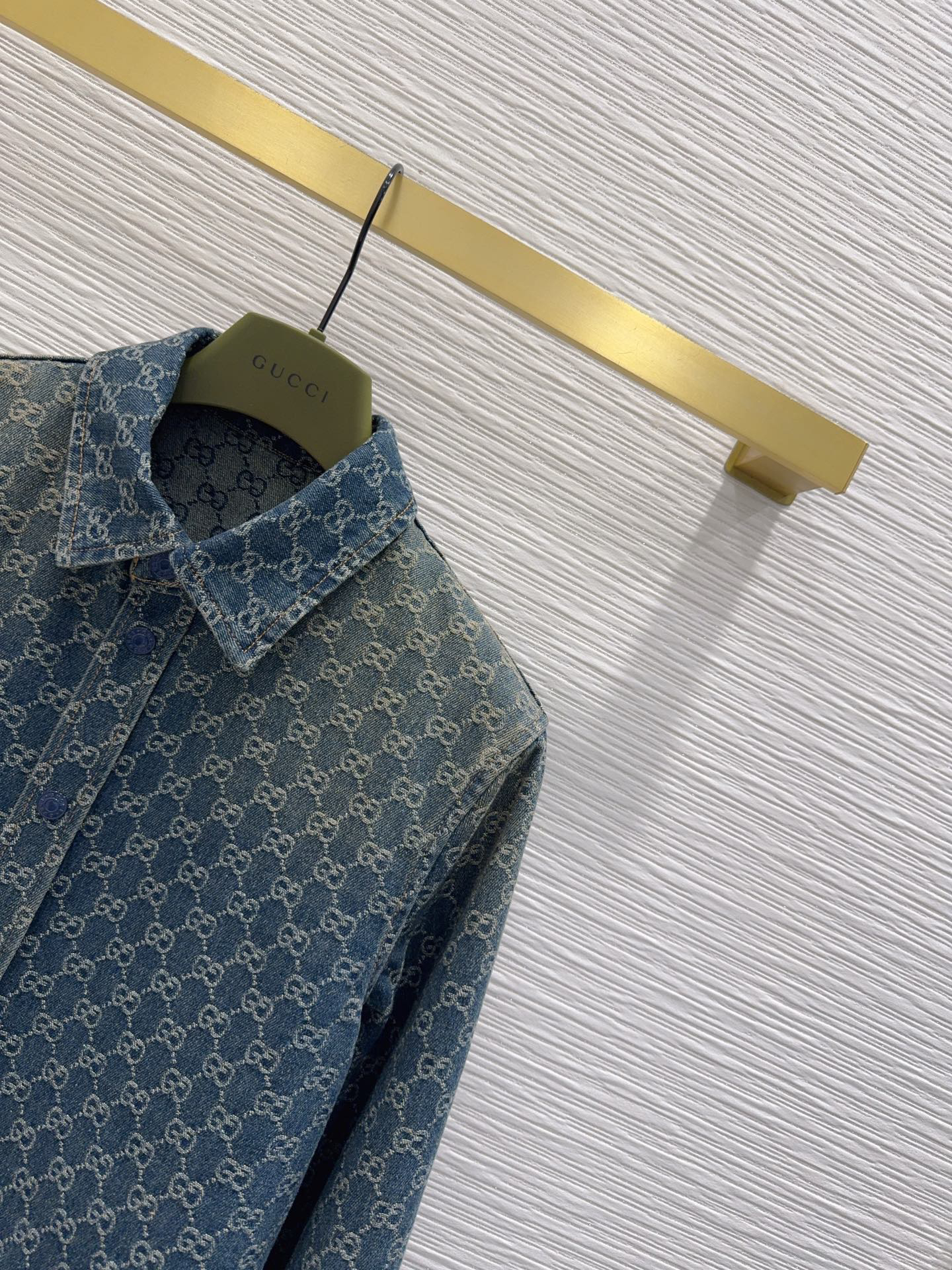 [TOP] GUCCI Denim Shirt - Blue