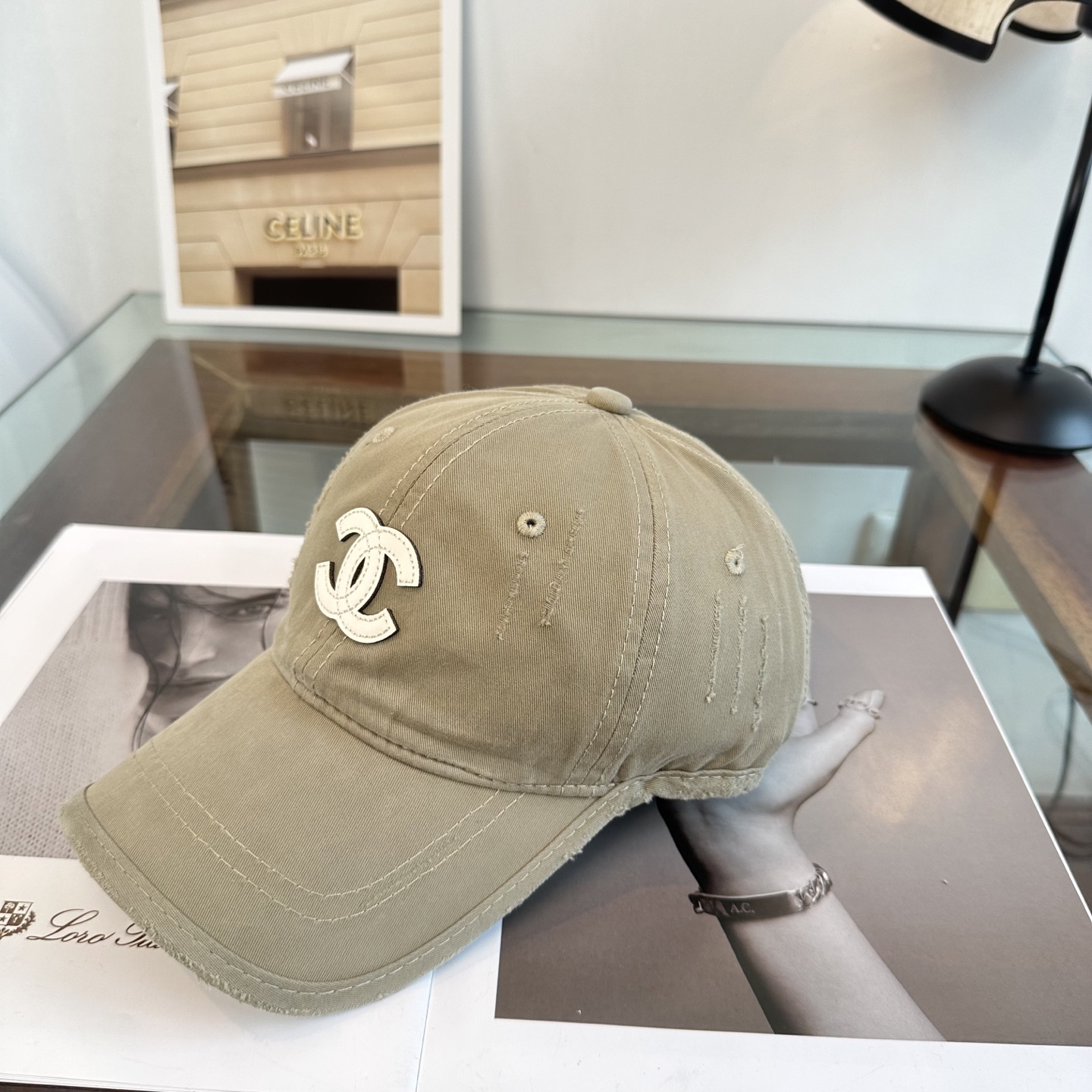 [TOP] CHANEL Baseball Cap - Khaki - 711 Luxury