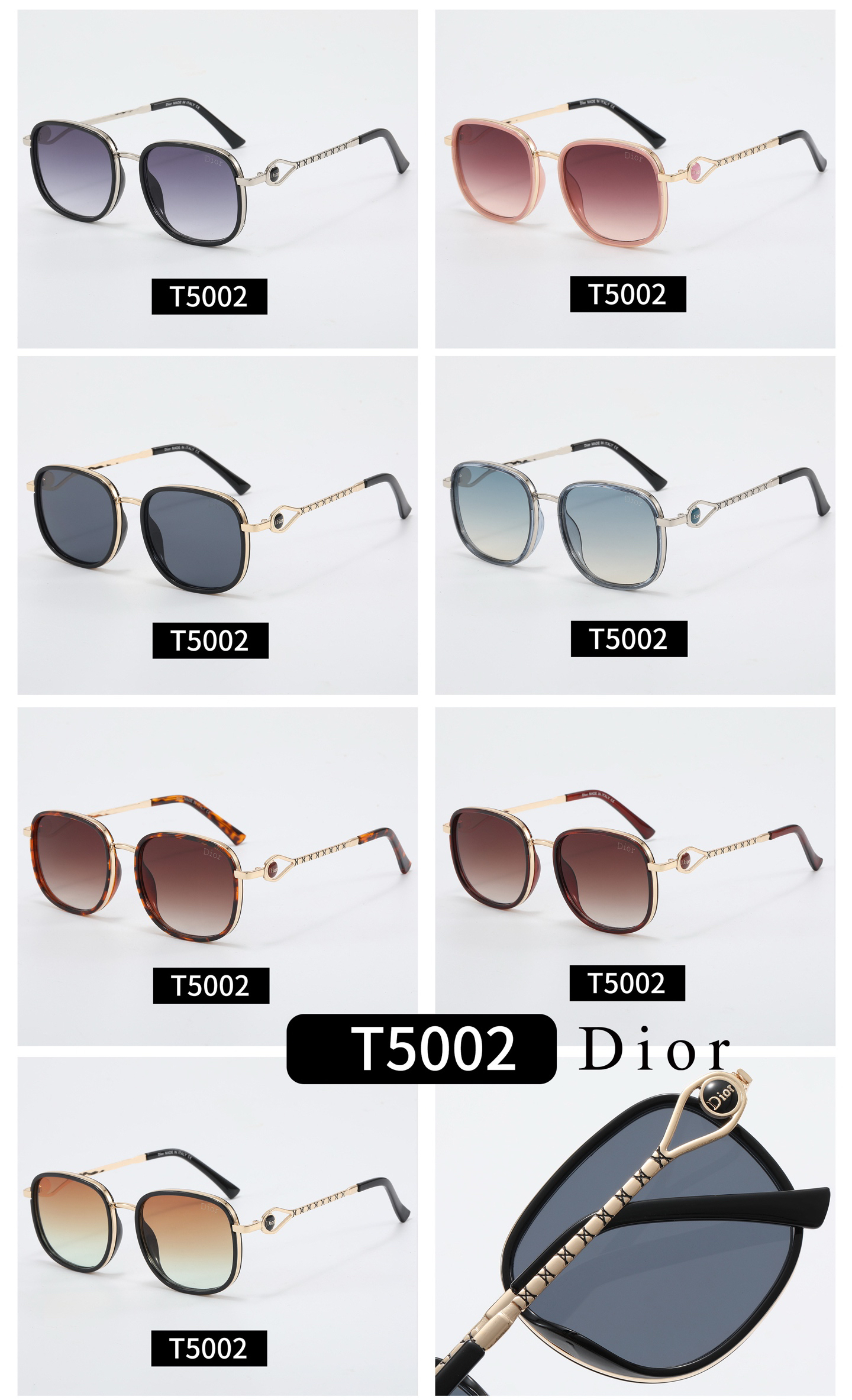 [TOP] Christian Dior Sunglasses - 7 Colors - 711 Luxury