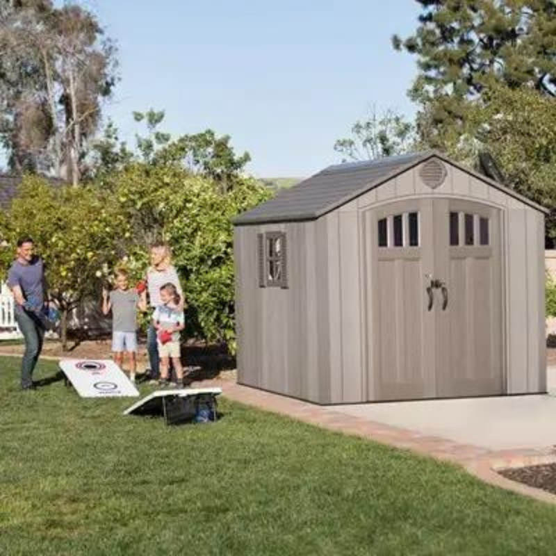 Lifetime 8 Ft. x 10 Ft. Outdoor Storage Shed