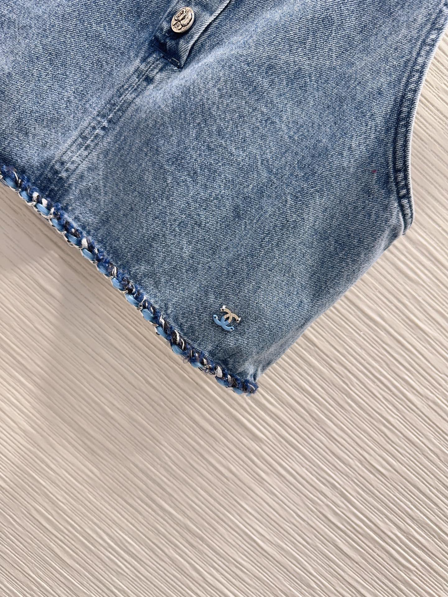 [TOP] CHANEL Denim Top - Blue