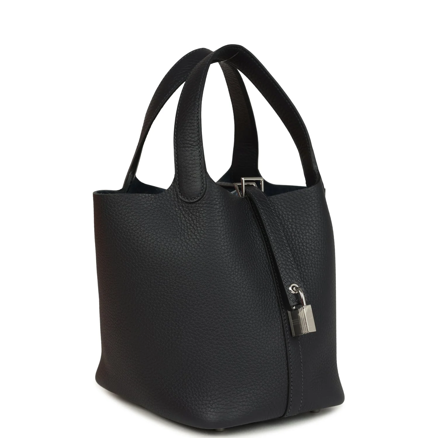 Hermes Picotin Lock  Caban Clemence Palladium Hardware