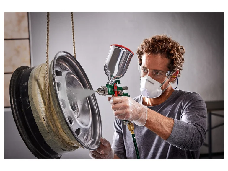 PARKSIDE Pistolet à peinture pneumatique PDFP 500 D4