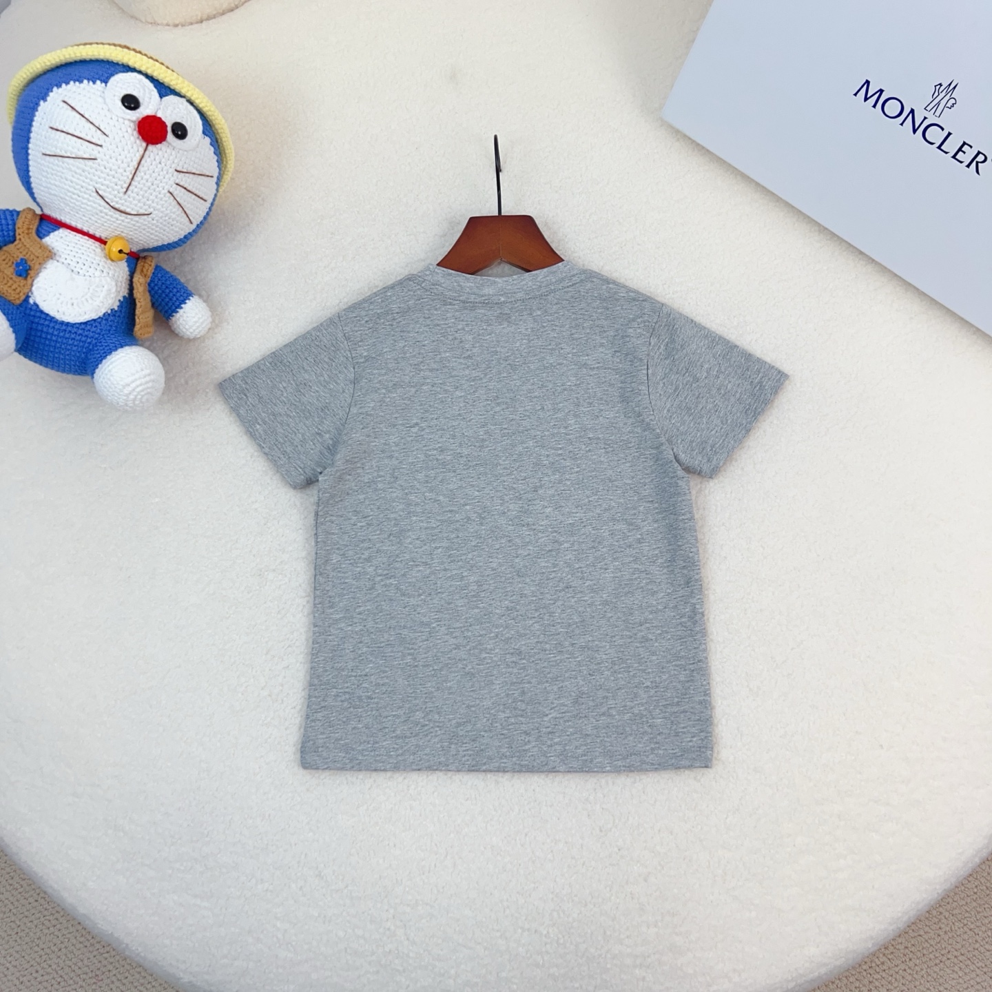 Balenciaga Unisex Kids Patch Logo Crew Neck Short Sleeve T-Shirt Cotton Modal Boys Girls Summer Tee Sizes 90-170