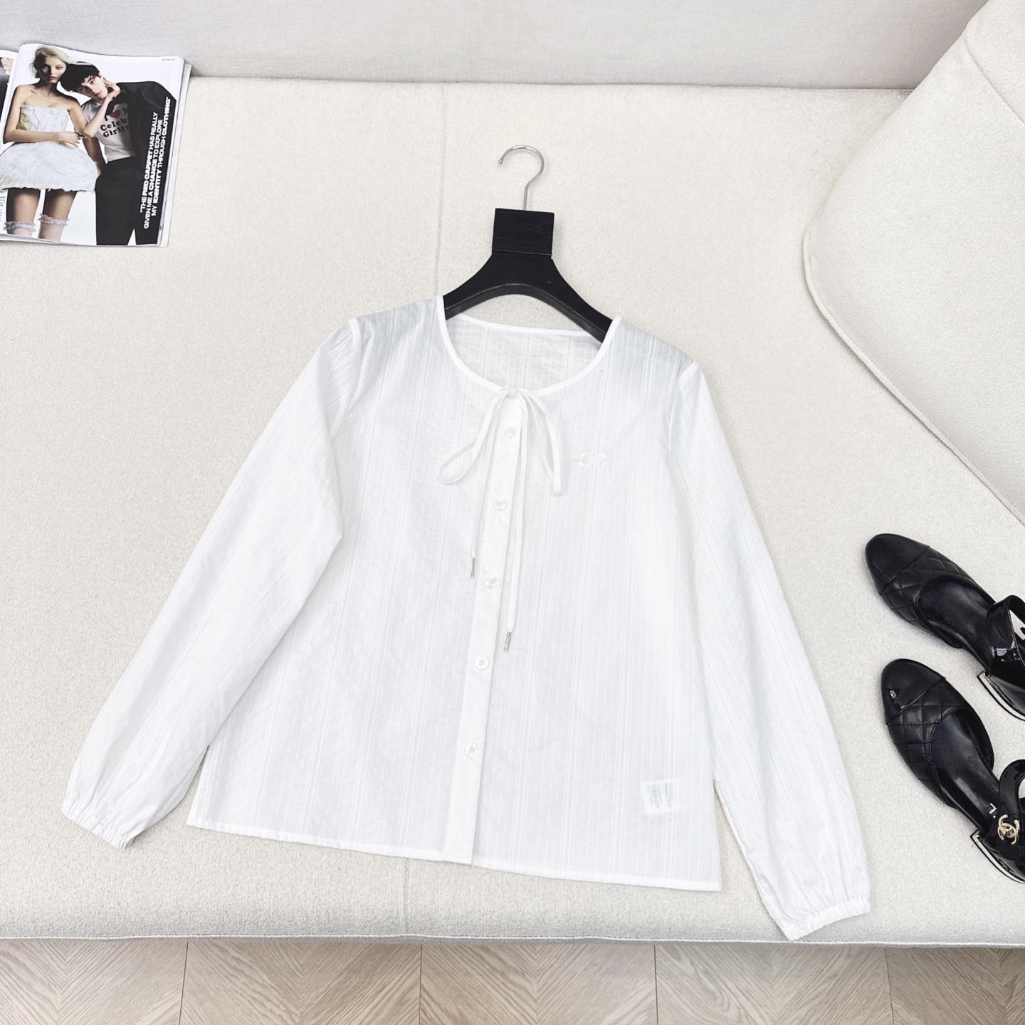 [TOP] CELINE  Shirt - White