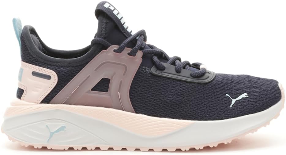 PUMA Womens Pacer 23 Transparent City Lace Up Sneakers Shoes Casual - Black