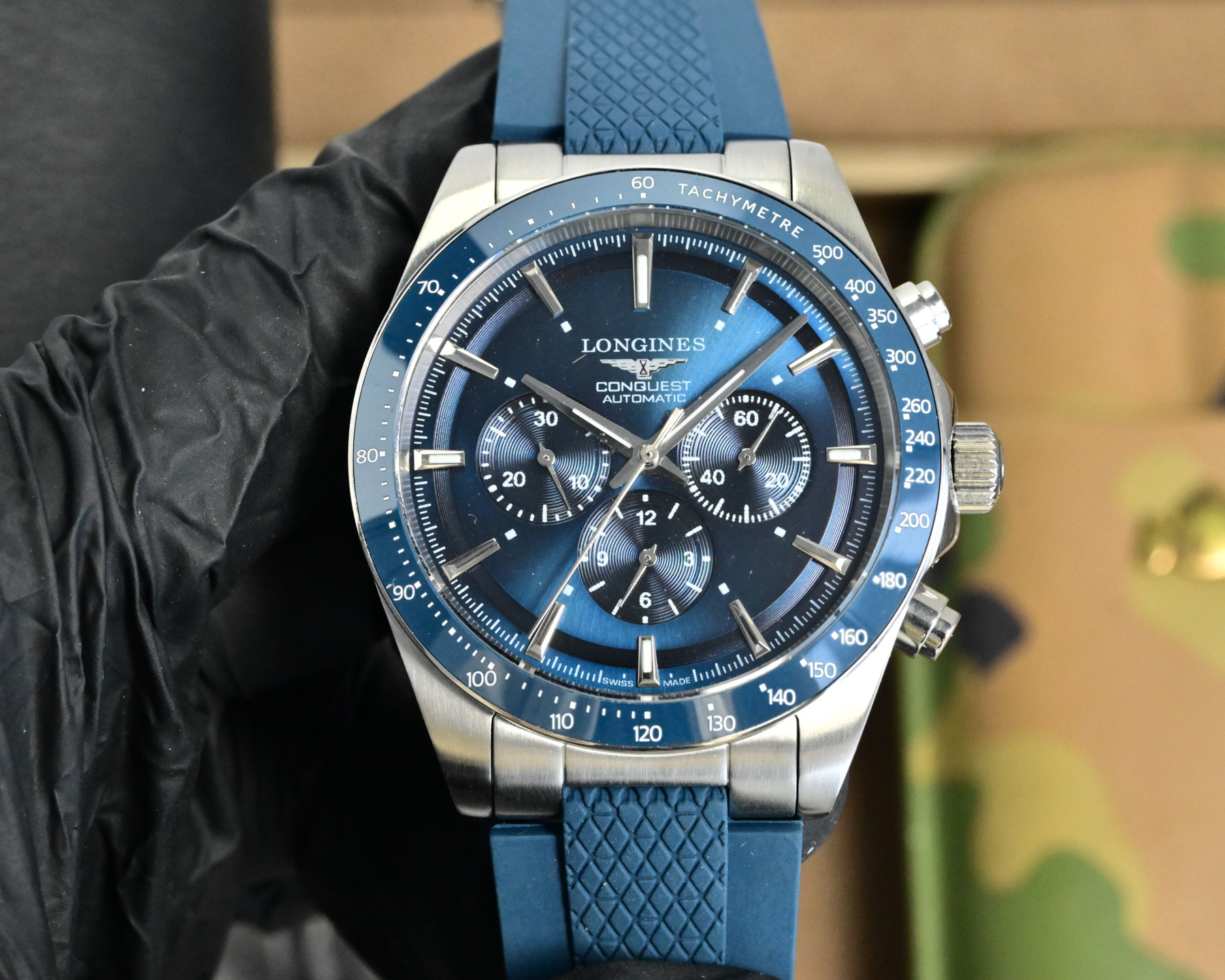 [TOP] LONGINES Watch 42mm - Blue - 711 Luxury