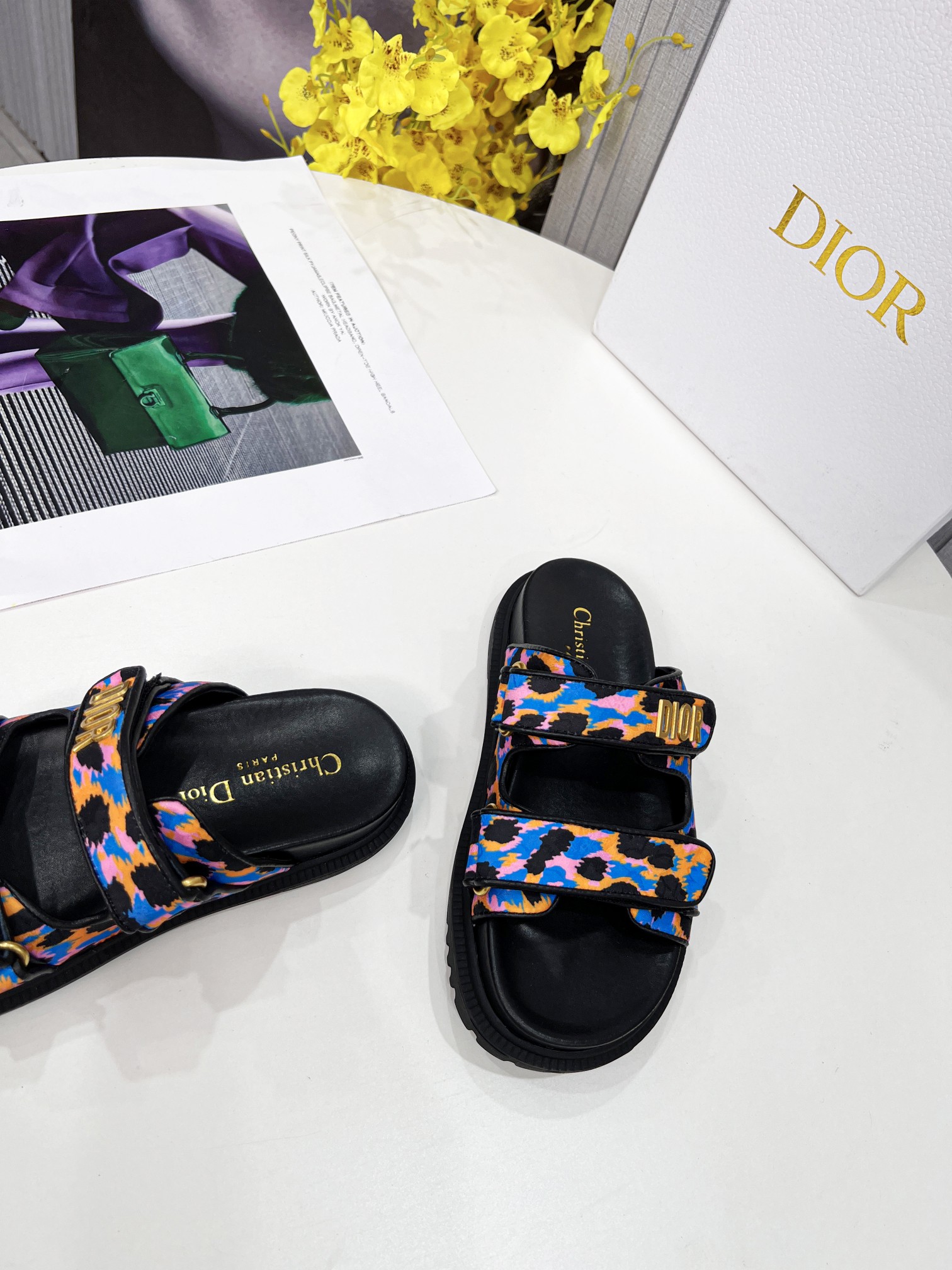 [TOP] Christian Dior Sandals - Black - 711 Luxury