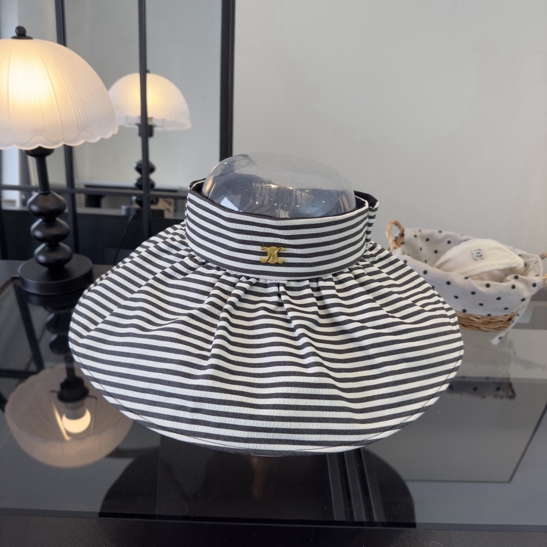 [TOP] CELINE  Open-brim Hat - Blue - 711 Luxury