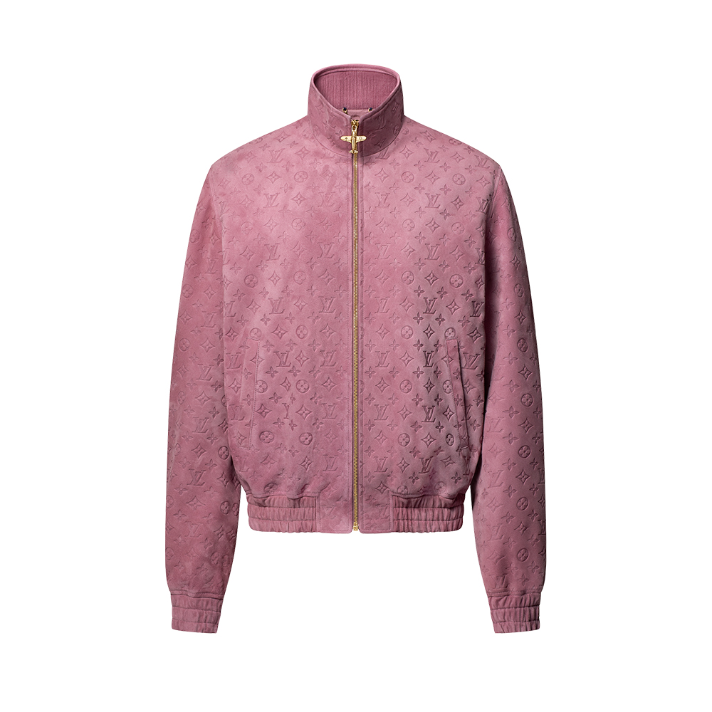 Louis Vuitton Monogram embossed sheepskin track jacket #324629