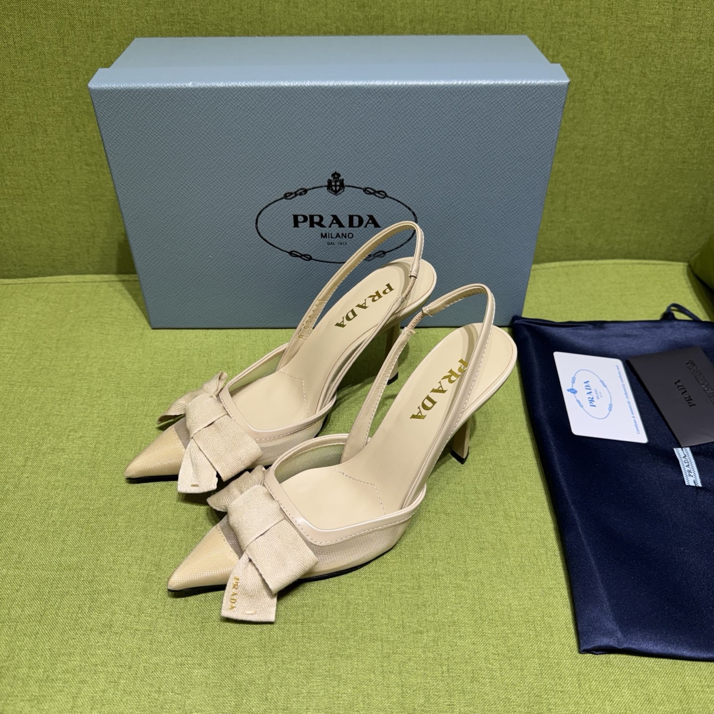 [TOP] PRADA High Heel Mules - Pink - 711 Luxury