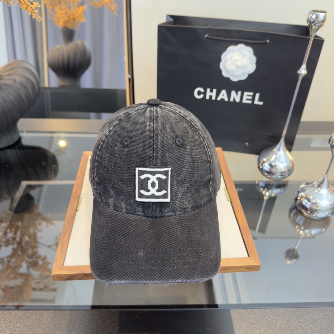 [TOP] CHANEL Baseball Cap - Black - 711 Luxury