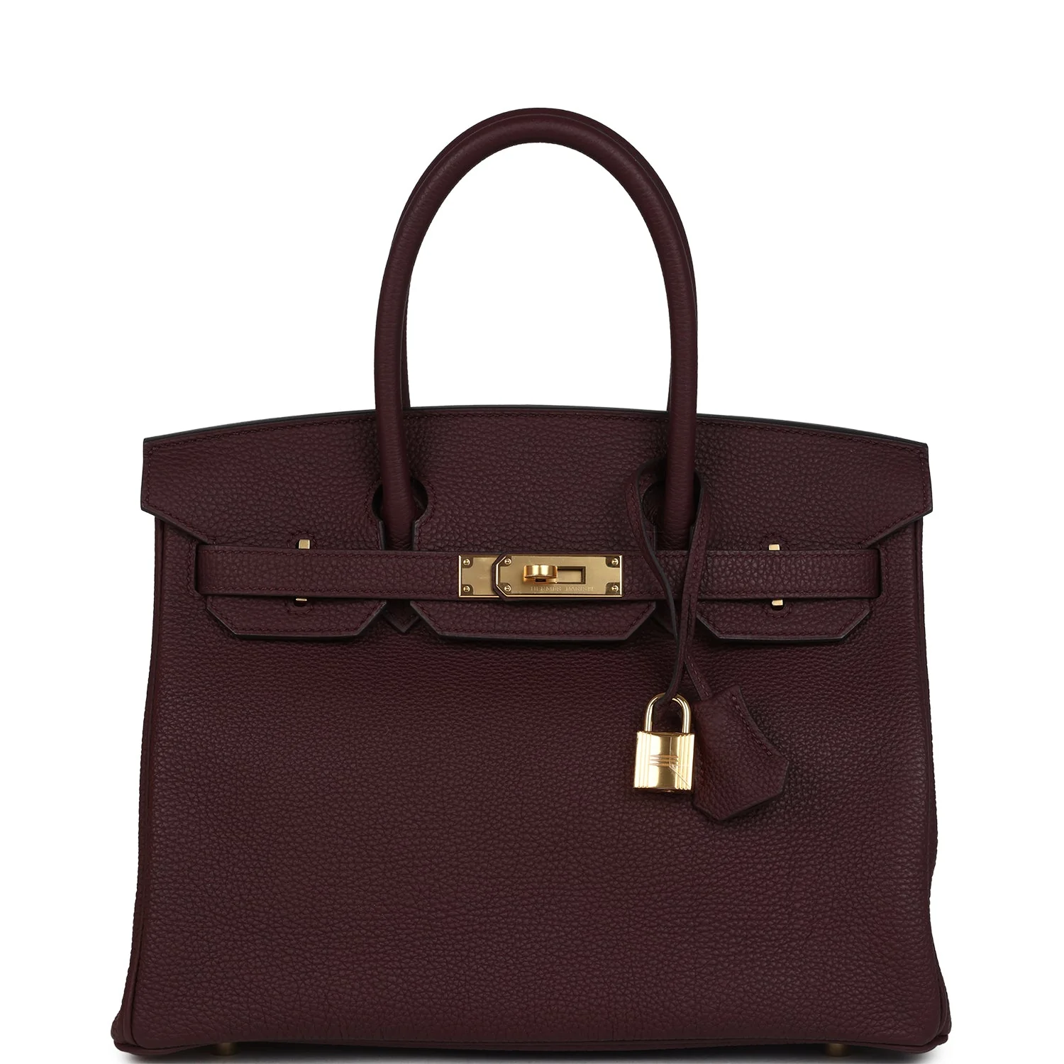 Hermes BirkinBordeaux Togo Gold Hardware