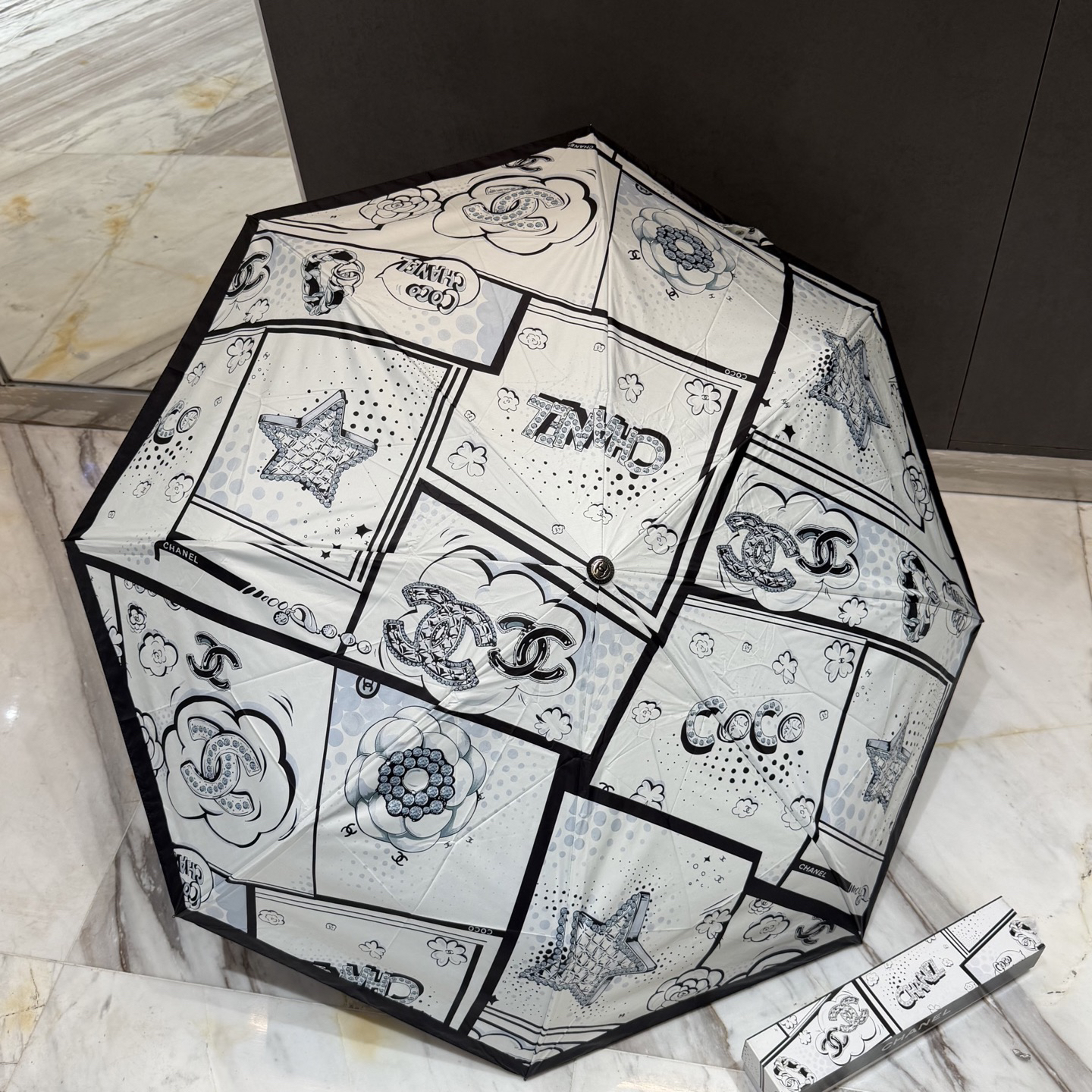 [TOP] CHANEL Umbrella - White - 711 Luxury