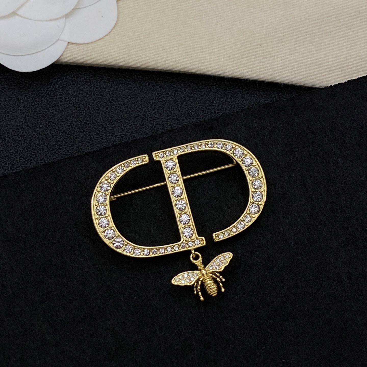 [TOP] Christian Dior Brooch - Gold - 711 Luxury