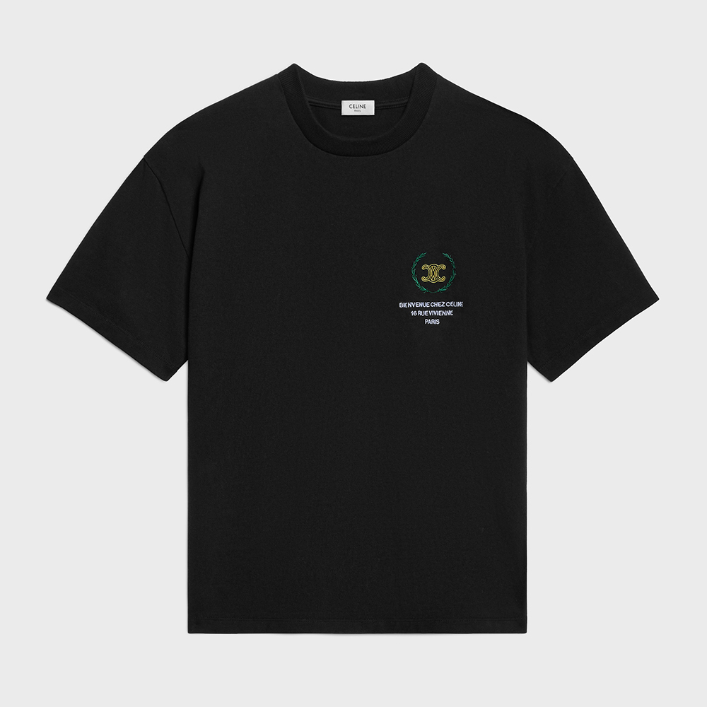 CELINE T-SHIRT IN COTTON JERSEY #388396