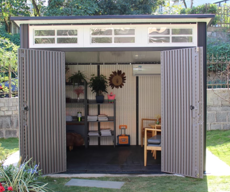 COLONIAL PLASTIC STORAGE GARDEN SHED OUTDOOR ROOM